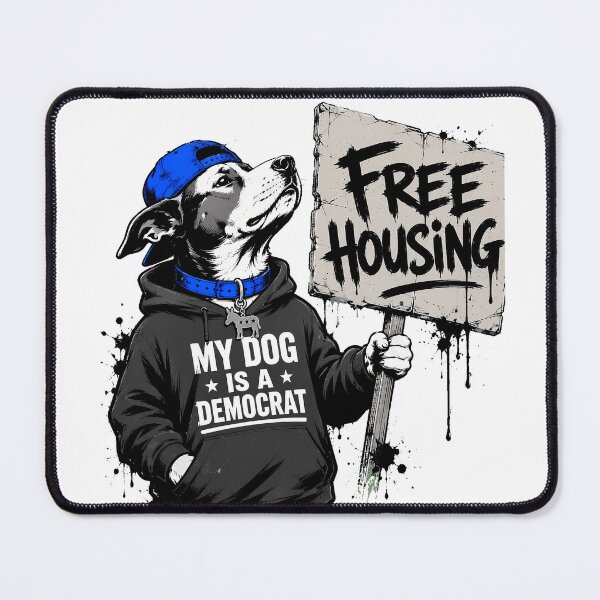 Item preview, Democrat Dog Protest Sign Hoodie Liberal Activist designed and sold by nortowelcomics.