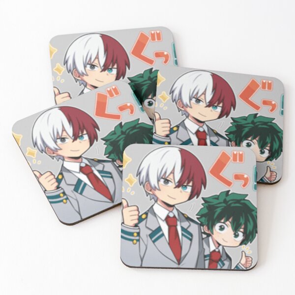 Item preview, Deku and Todoroki My Hero Academia designed and sold by AnimeDrawings.