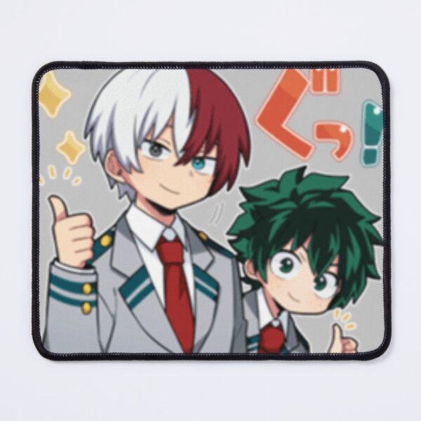 Item preview, Deku and Todoroki My Hero Academia designed and sold by AnimeDrawings.