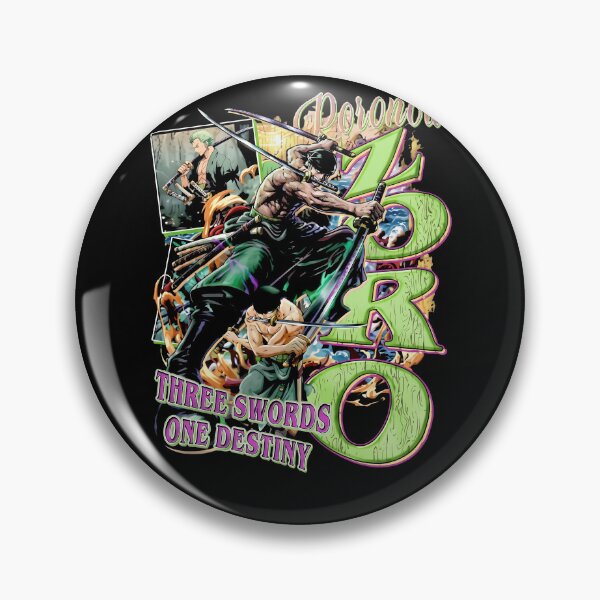 Item preview, Roronoa Zoro - Three Swords One Destiny designed and sold by theandroidvivz.