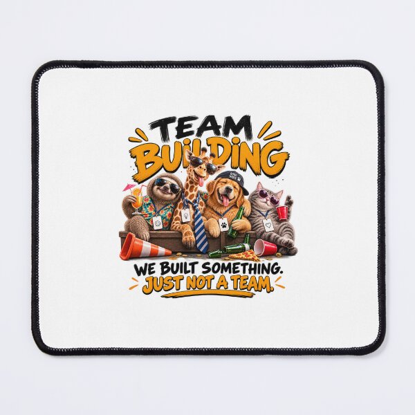 Item preview, Funny Team Building – We Built Something Just Not a Team designed and sold by EwelinaBa.