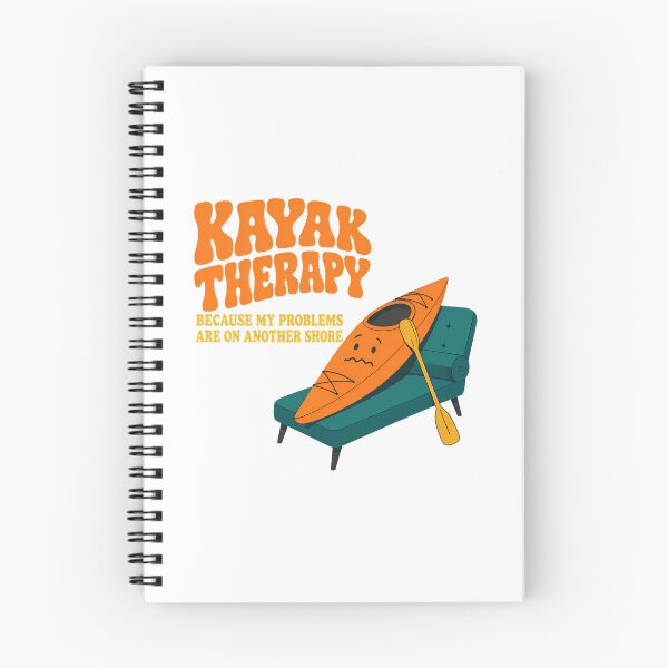 Item preview, Kayak Therapy Couch Cartoon Paddler Humor designed and sold by nortowelcomics.