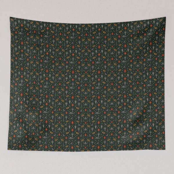 Item preview, Dark Fantasy Middle Earth Inspired Fantasy Pattern designed and sold by VØDUM® STORE.
