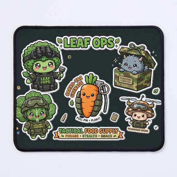 Item preview, Leaf Ops Tactical Food Supply Sticker Set  designed and sold by Fort Chiswell Trading Company.