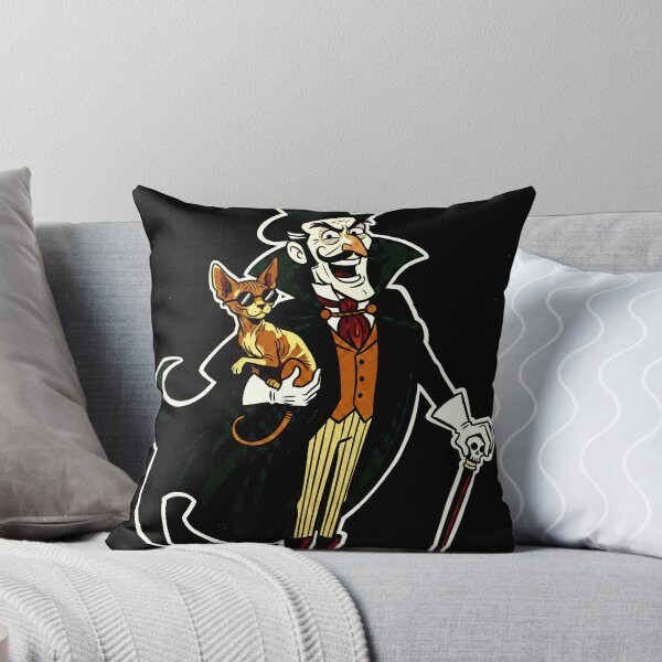 Item preview, Classic villainous wizard design with cat designed and sold by PixelDegenerado.