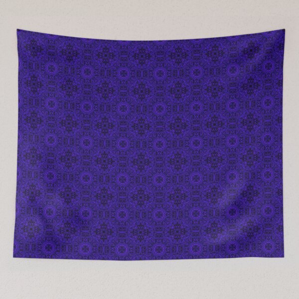 Aperçu de l'œuvre Tuile violette et noire 2 créée et vendue par CDCreativeWorks.