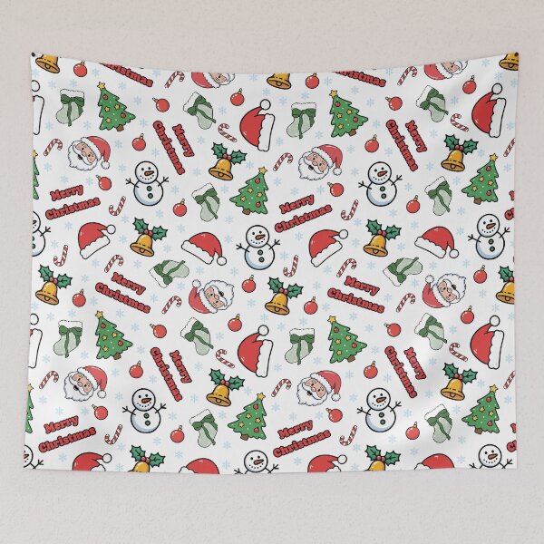 Item preview, Cartoon Christmas on White designed and sold by KSimpson838.