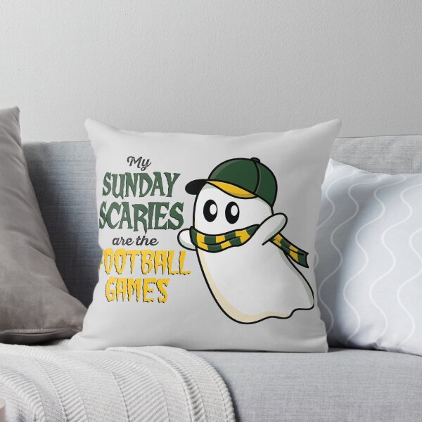 Item preview, Green Bay Halloween Ghost Sunday Scaries designed and sold by colormemaroon.