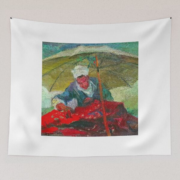 Item preview, The Weaver of Red Under the Sun designed and sold by  Youssef Kamel-Official Collection.