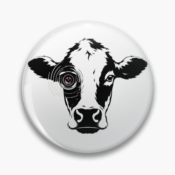 Item preview, Cyborg Cow Robotic Optical Lens Sci Fi Nerd designed and sold by nortowelcomics.