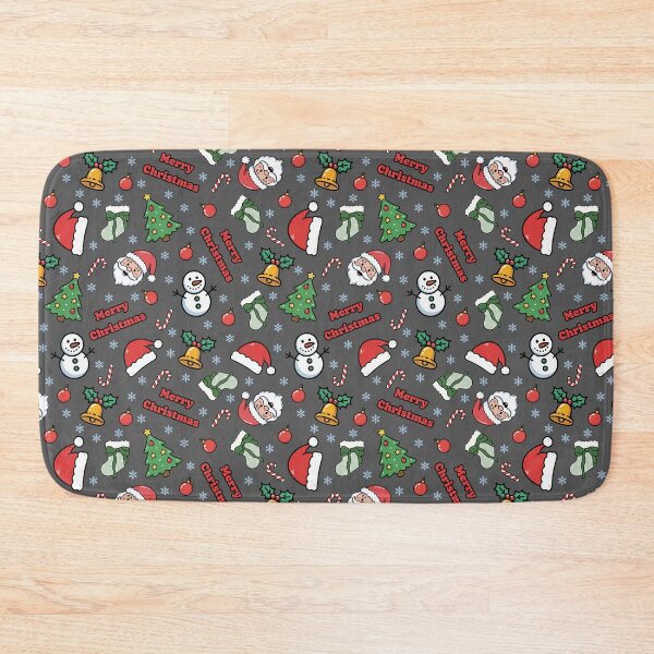Item preview, Cartoon Christmas on Dark Gray designed and sold by KSimpson838.