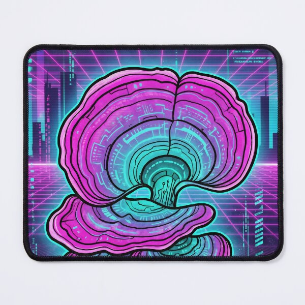 Item preview, Cyber Myco System 001 Cyberpunk Tech Poster designed and sold by IriArt-Designs.