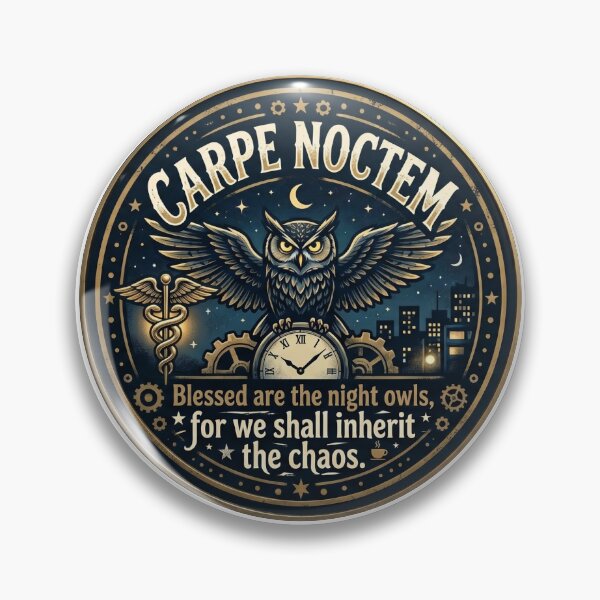Item preview, Celebrate Night Shift! We keep the world running while the rest sleep. designed and sold by HumerusCode.