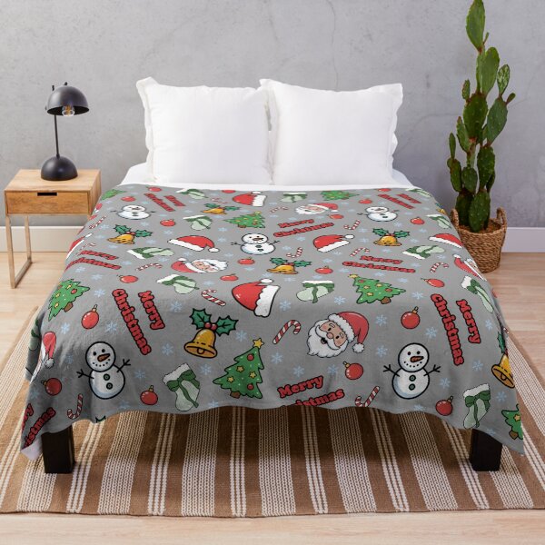 Item preview, Cartoon Christmas on Gray designed and sold by KSimpson838.