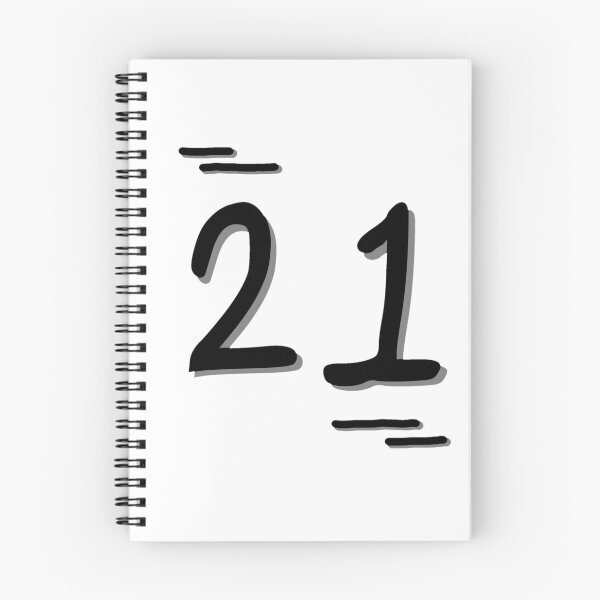 Item preview, Number 21 - Bold Black Artistic Numeral Design designed and sold by Dyche Studio.