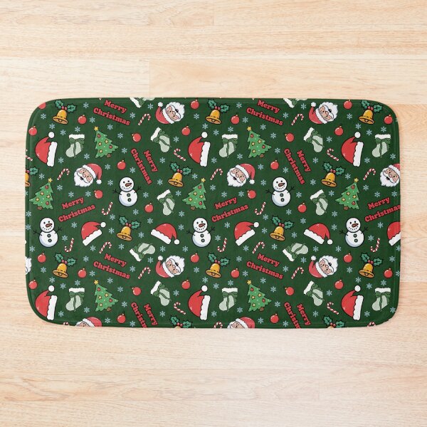 Item preview, Cartoon Christmas on Dark Green  designed and sold by KSimpson838.