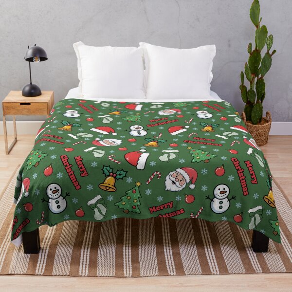 Item preview, Cartoon Christmas on Green designed and sold by KSimpson838.