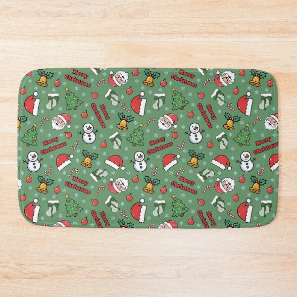 Item preview, Cartoon Christmas on Light Green  designed and sold by KSimpson838.