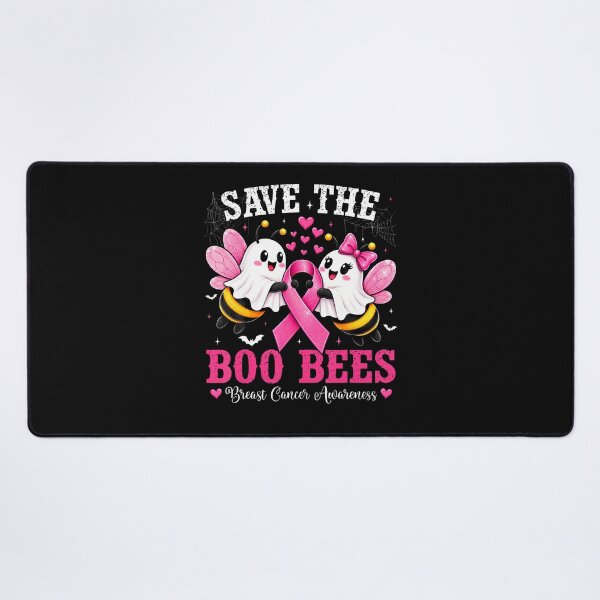 Item preview, Save The Boo Bees Breast Cancer Halloween Ghost Pink Ribbon designed and sold by Chromatic-Cubes.