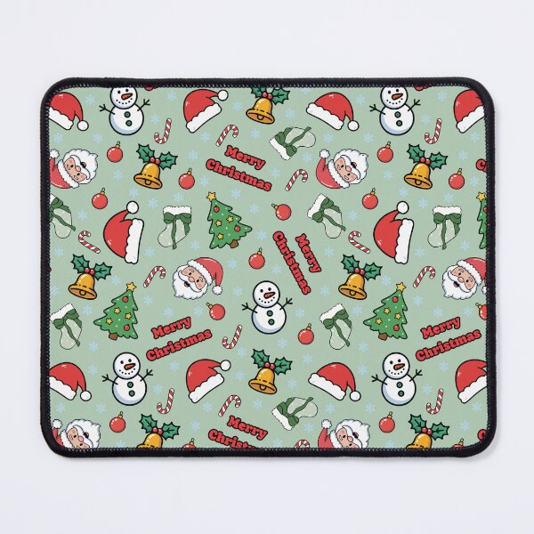 Item preview, Cartoon Christmas on Pale Green  designed and sold by KSimpson838.