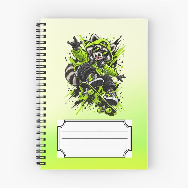 Item preview, Men's and Women's Neon Splash Graffiti Hip Hop Raccoon Graphic Print Urban Streetwear Crewneck  designed and sold by Xpression876.
