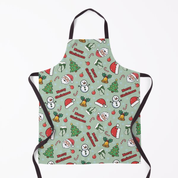 Item preview, Cartoon Christmas on Pale Green designed and sold by KSimpson838.