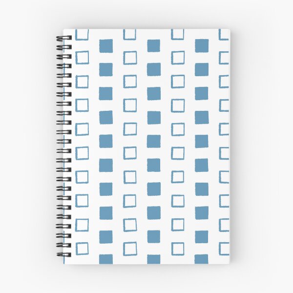 Item preview, Squares - Alternating Solid and Outline - Blue designed and sold by CurioEphemeres.