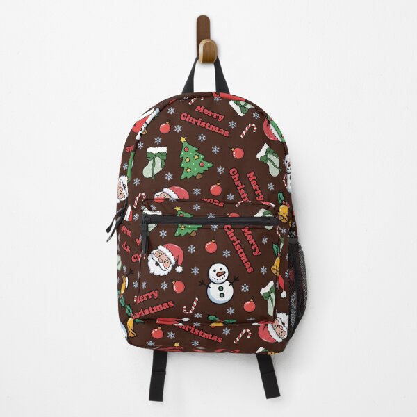 Item preview, Cartoon Christmas on Dark Brown designed and sold by KSimpson838.