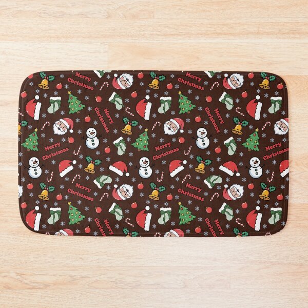 Item preview, Cartoon Christmas on Dark Brown designed and sold by KSimpson838.