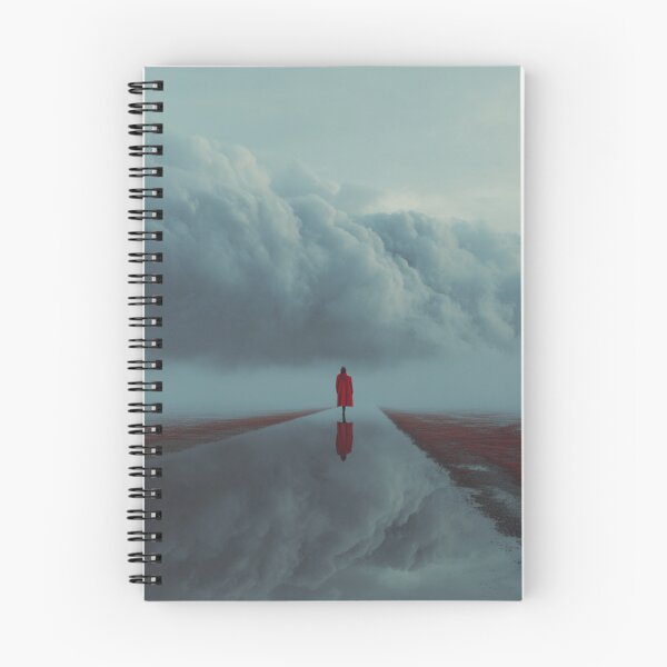 Item preview, Red Figure Before the Storm – Surreal Dreamscape Art designed and sold by GSizzle1.
