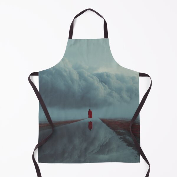 Item preview, Red Figure Before the Storm – Surreal Dreamscape Art designed and sold by GSizzle1.