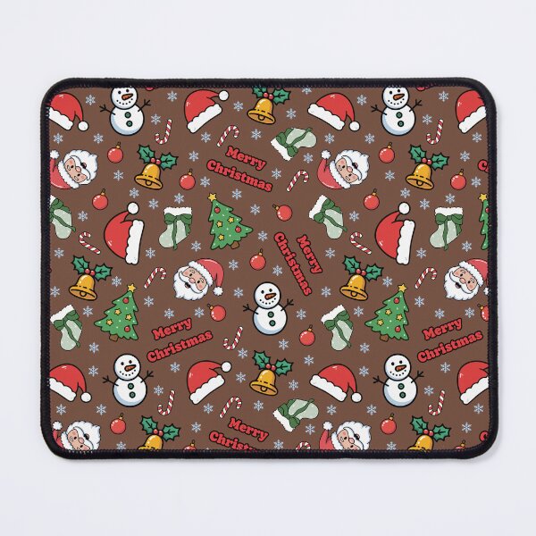 Item preview, Cartoon Christmas on Brown designed and sold by KSimpson838.