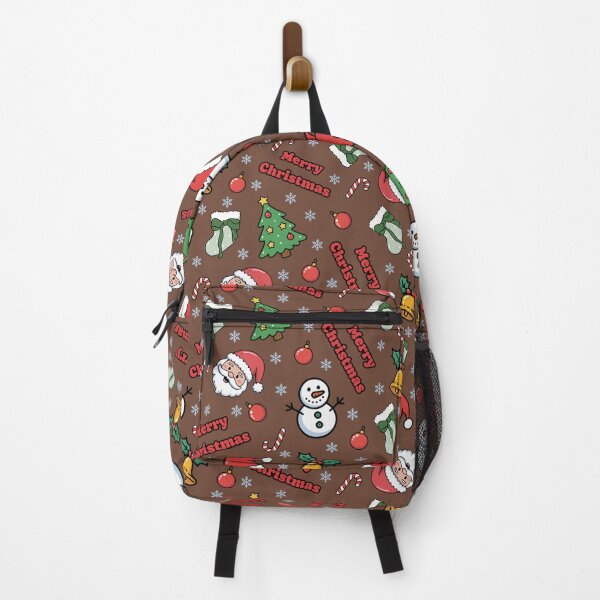 Item preview, Cartoon Christmas on Brown designed and sold by KSimpson838.