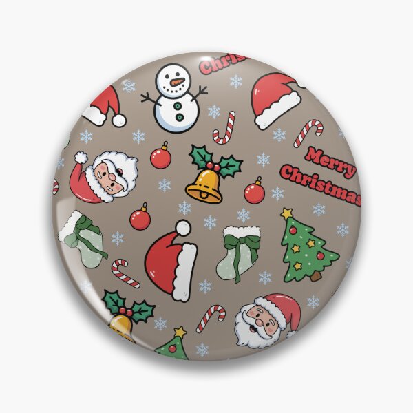 Item preview, Cartoon Christmas on Light Brown designed and sold by KSimpson838.