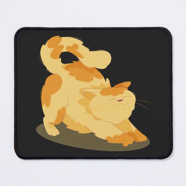 Item preview, Cute Stretching Orange Tabby Cat Illustration designed and sold by DesignByUmza.