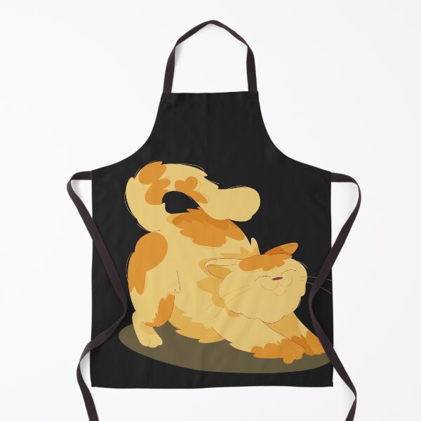 Item preview, Cute Stretching Orange Tabby Cat Illustration designed and sold by DesignByUmza.