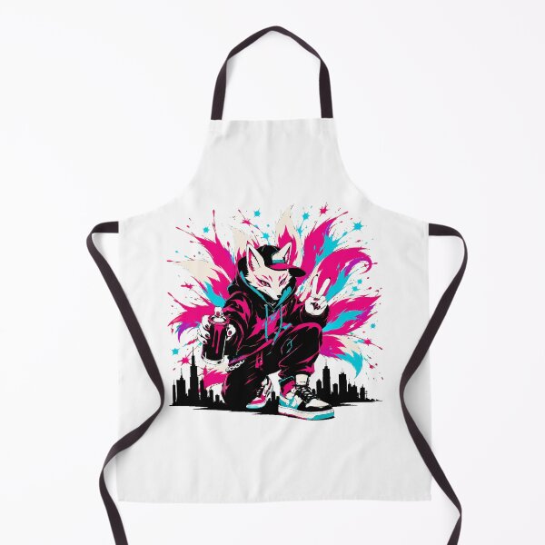 Item preview, Streetwear Kitsune Graffiti Spray Paint Anime Fan designed and sold by nortowelcomics.