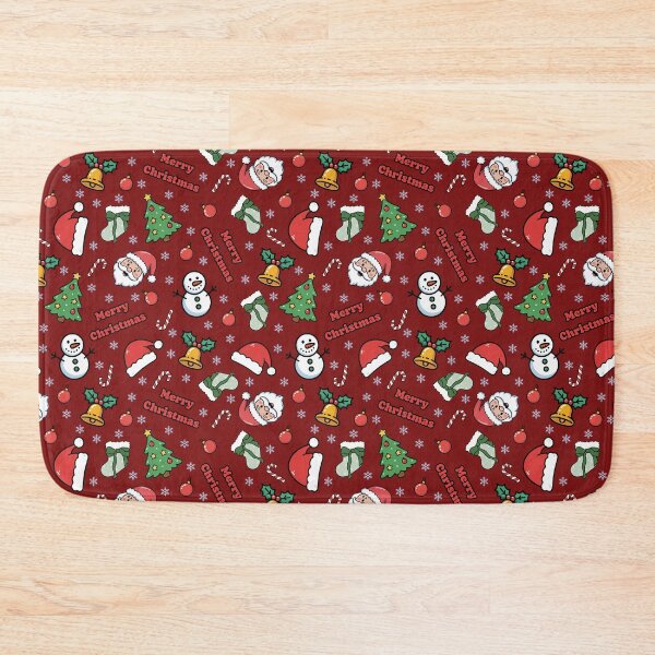 Item preview, Cartoon Christmas on Dark Red  designed and sold by KSimpson838.