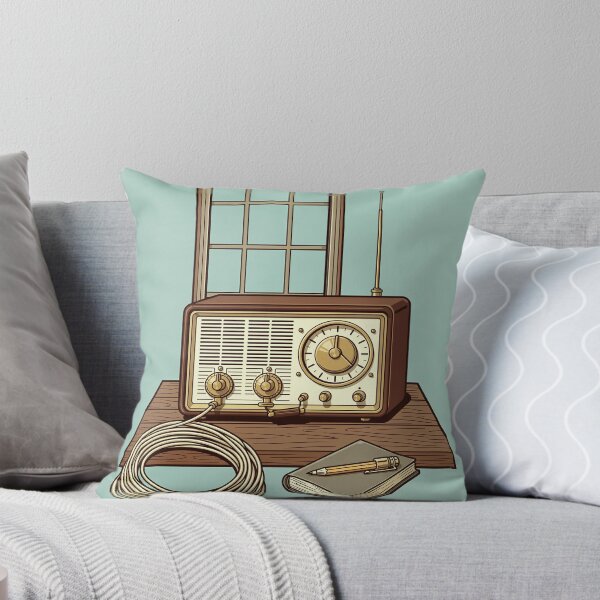 Item preview, Ham Radio Operator Desk Vintage Retro Mid-Century designed and sold by DIUMERI.