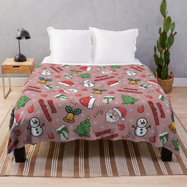 Item preview, Cartoon Christmas on Pink  designed and sold by KSimpson838.