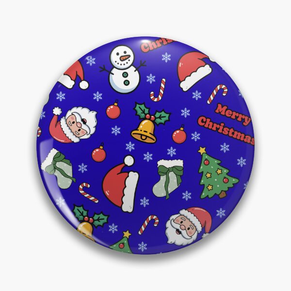 Item preview, Cartoon Christmas on Royal Blue designed and sold by KSimpson838.