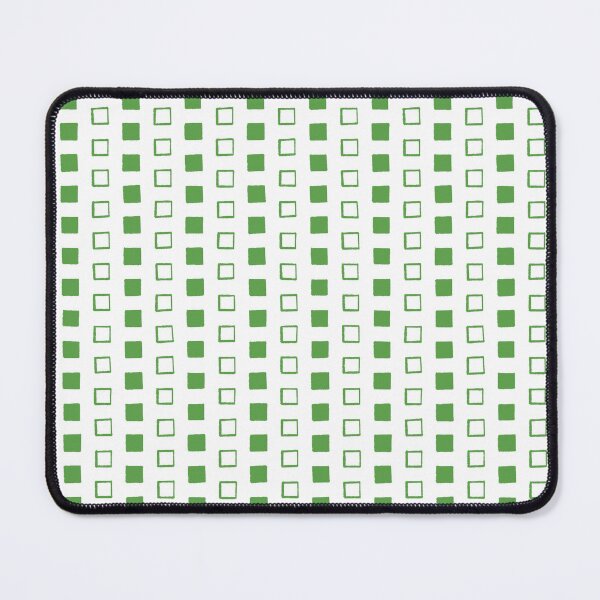 Item preview, Squares - Alternating Solid and Outline - Green designed and sold by CurioEphemeres.
