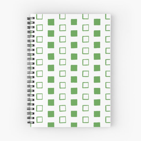 Item preview, Squares - Alternating Solid and Outline - Green designed and sold by CurioEphemeres.