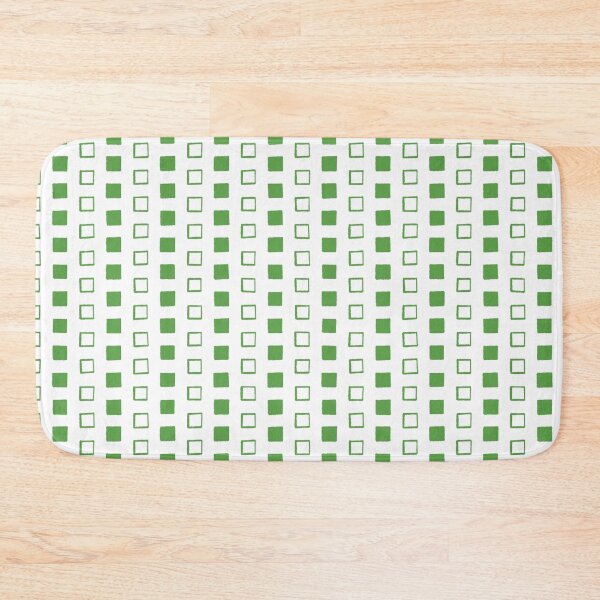 Item preview, Squares - Alternating Solid and Outline - Green designed and sold by CurioEphemeres.
