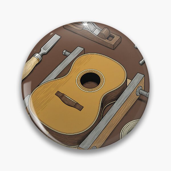 Item preview, Luthier's Workbench Acoustic Guitar Art designed and sold by DIUMERI.