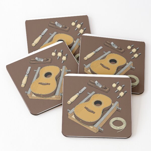 Item preview, Luthier's Workbench Acoustic Guitar Art designed and sold by DIUMERI.