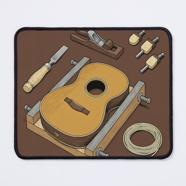 Item preview, Luthier's Workbench Acoustic Guitar Art designed and sold by DIUMERI.