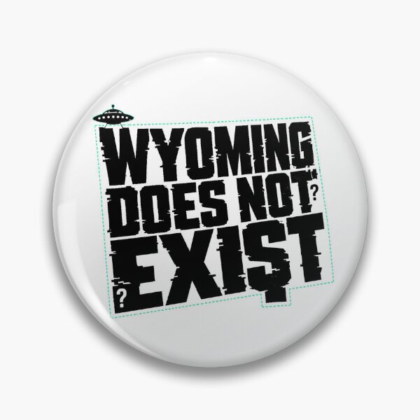 Item preview, Wyoming Conspiracy UFO Dashed Outline Internet Meme designed and sold by nortowelcomics.