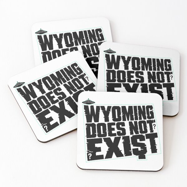 Item preview, Wyoming Conspiracy UFO Dashed Outline Internet Meme designed and sold by nortowelcomics.