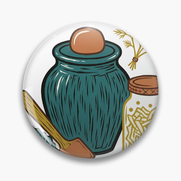 Item preview, Crock and Bubble Fermenter Sauerkraut Art designed and sold by DIUMERI.